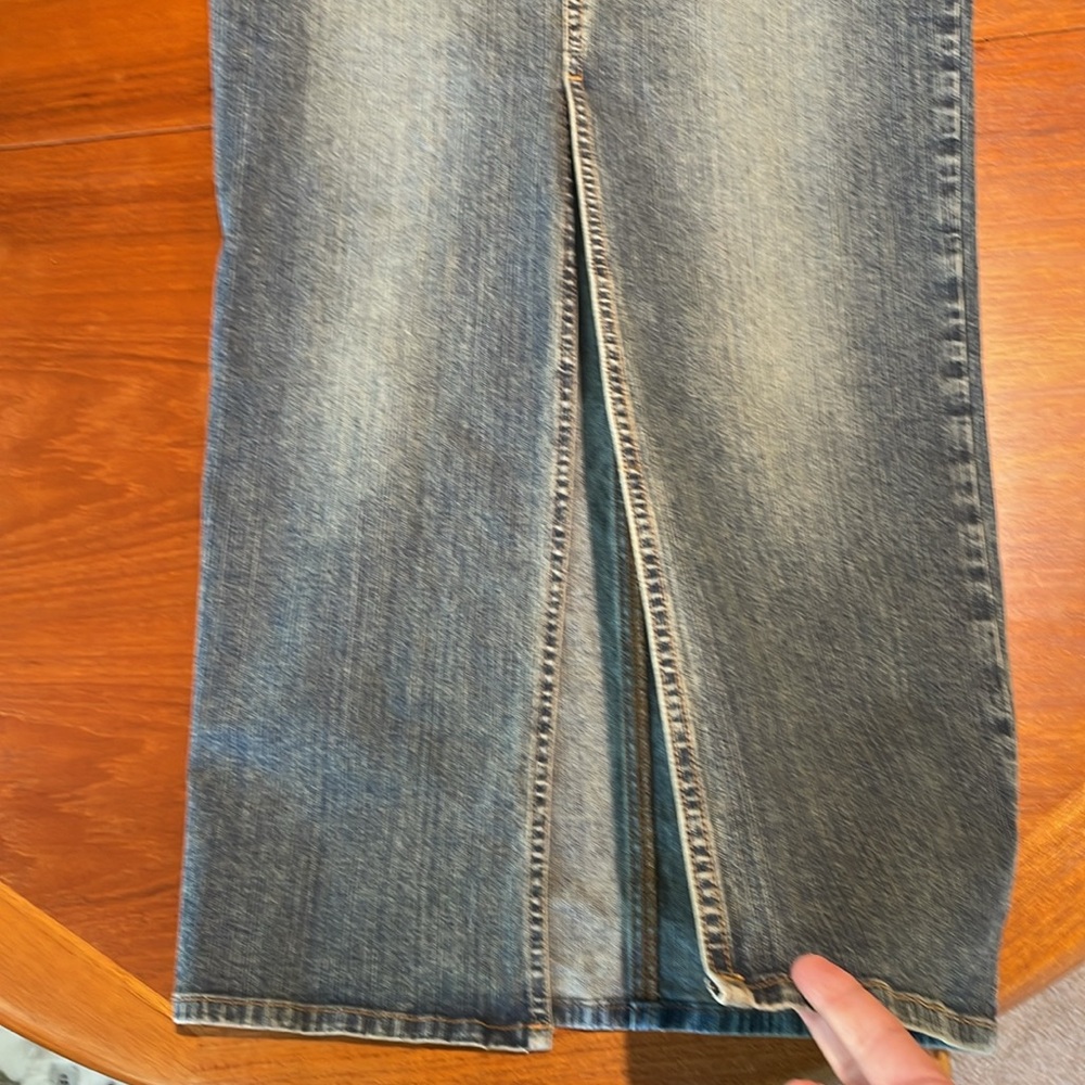 Guess vintage long denim skirt size 24 - Picture 4 of 8